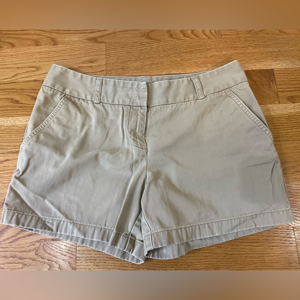J. Crew Classic Chino Shorts Size 8 GUC